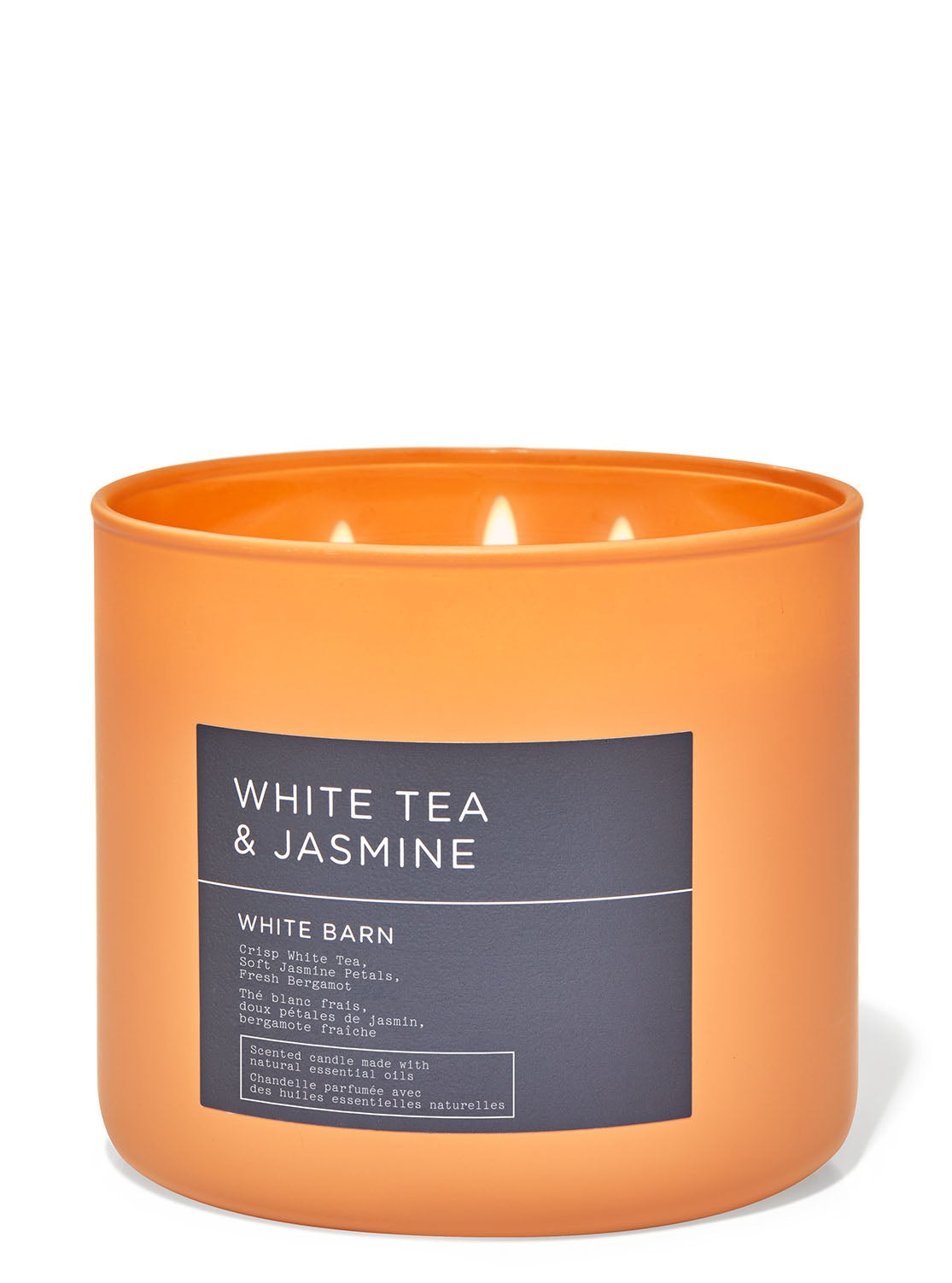white tea jasmine candle