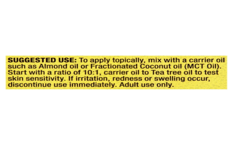 my tea tree oil has no scent