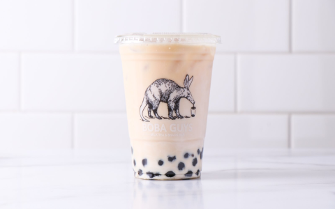 rose oolong milk tea