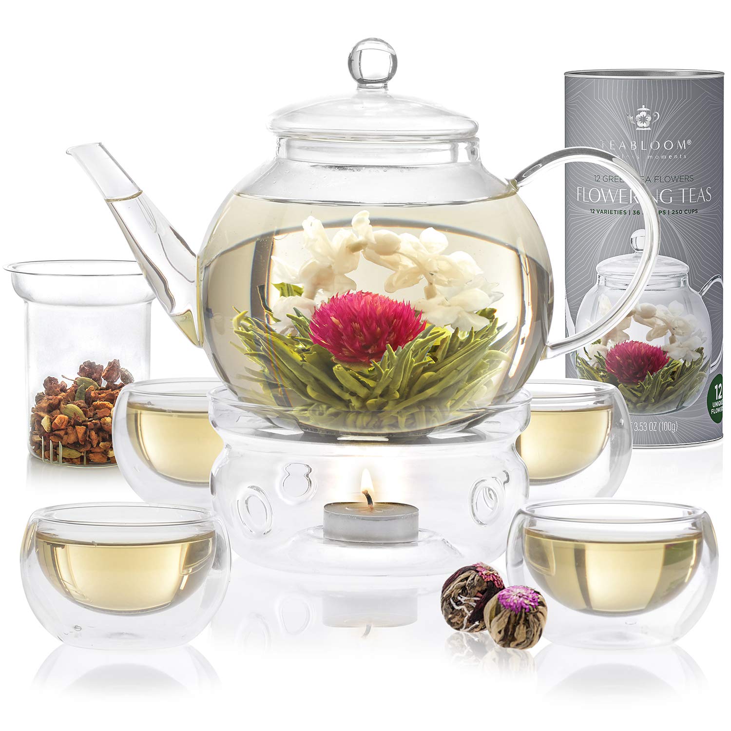 Teabloom Blooming Tea Set Review:  See it Bloom Before Your Eyes!