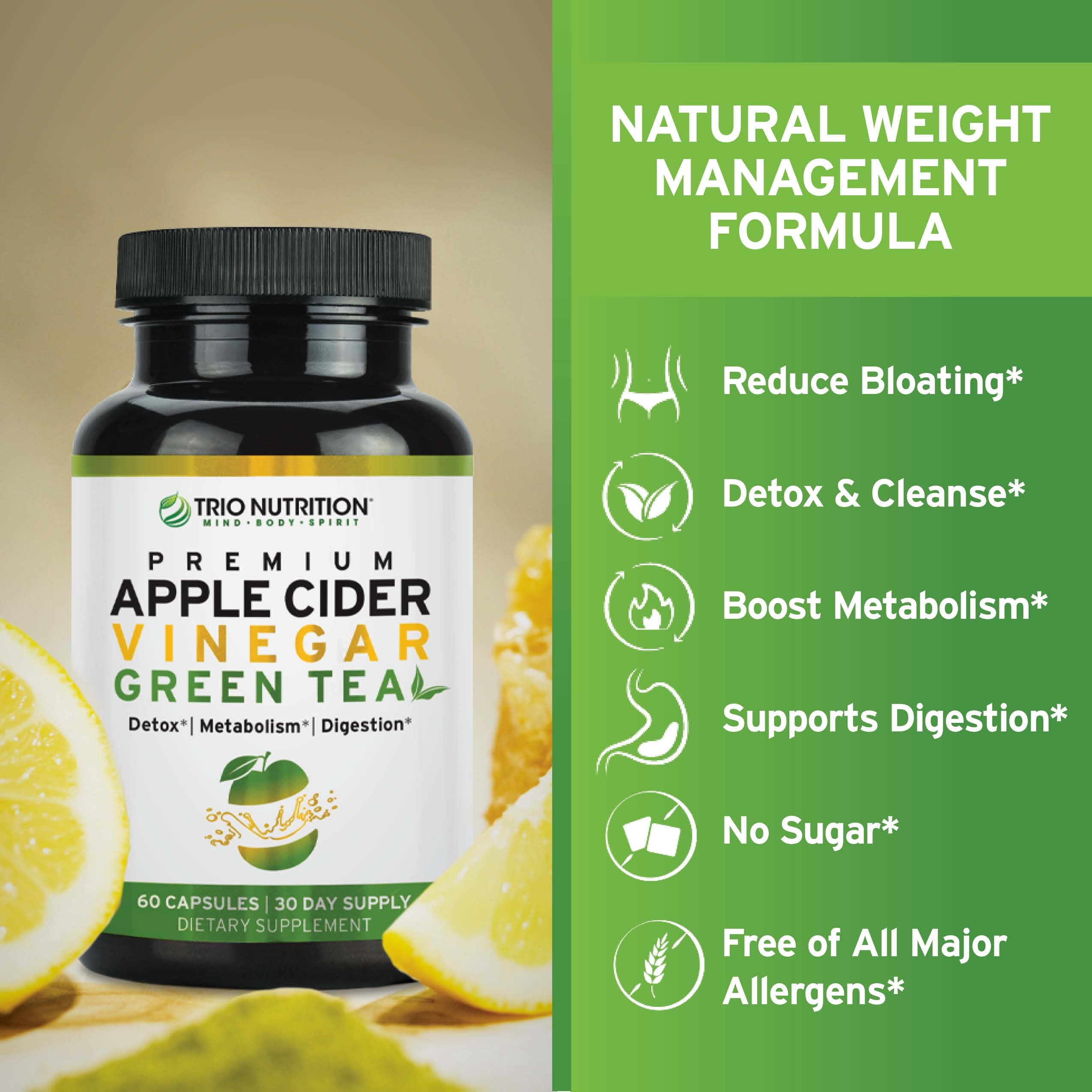 green tea apple cider