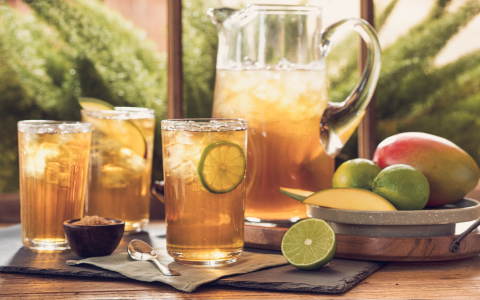 raspberry green tea