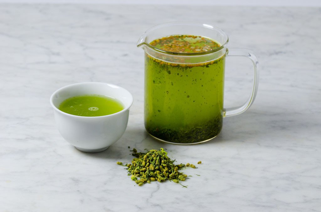 sencha green tea with matcha