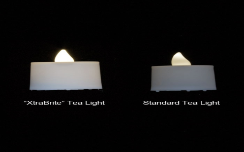white tea lights