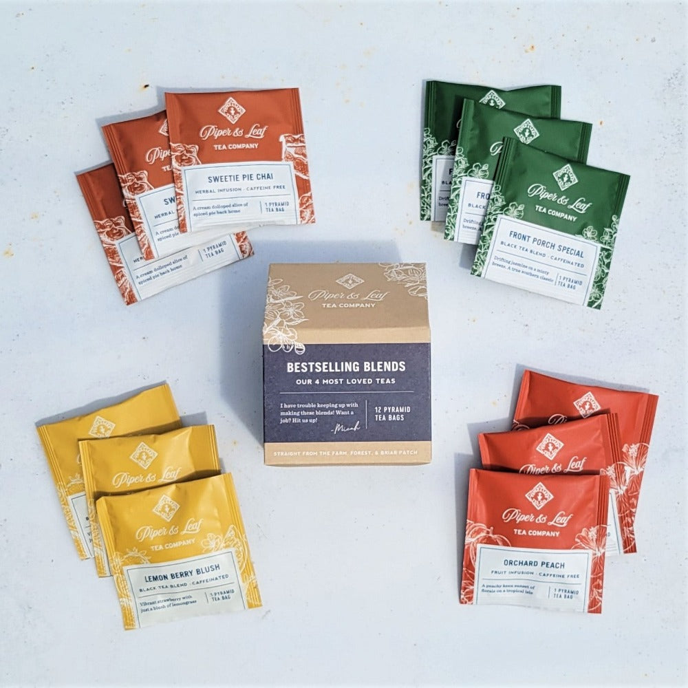 individually wrapped tea bags