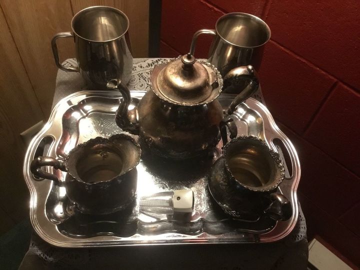 How to clean and care for silver sterling tea sets to keep them looking new.