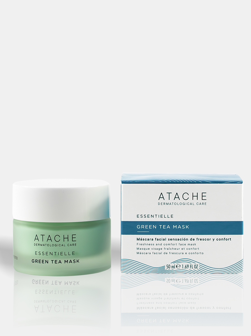 atache green tea mask