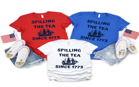 how to get tea out of a white shirt