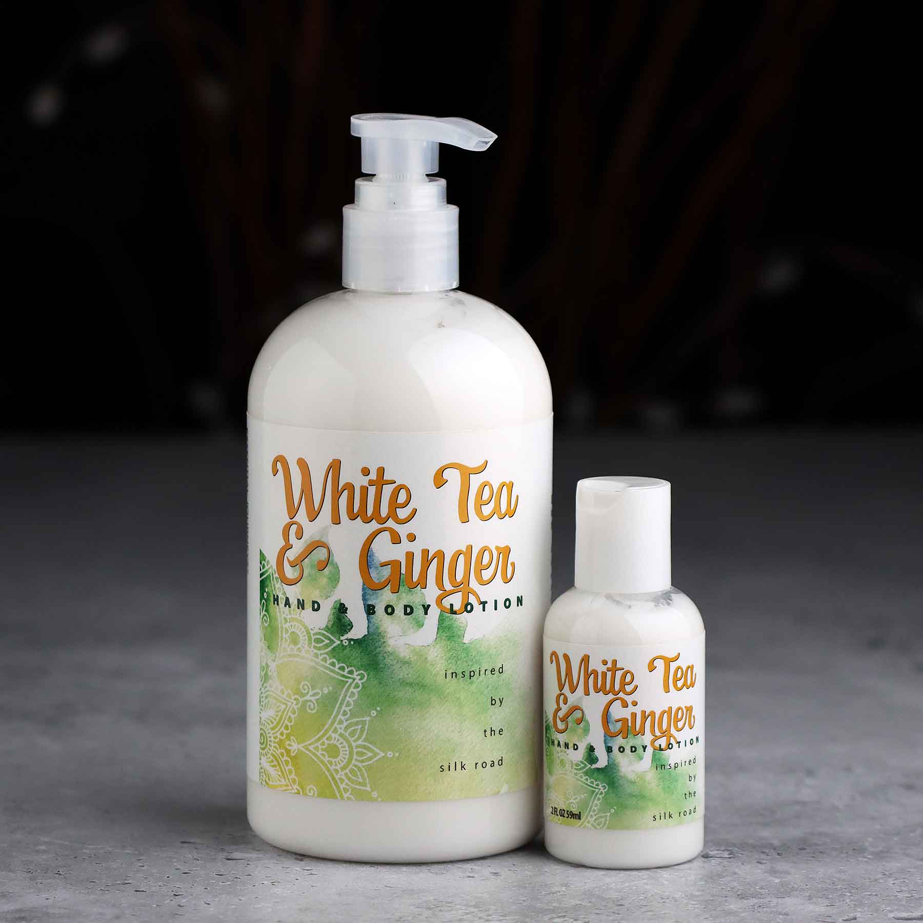 white tea and ginger lotion