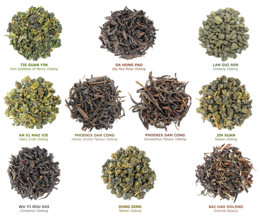 oolong tea varieties