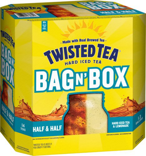 twisted tea bag in a box