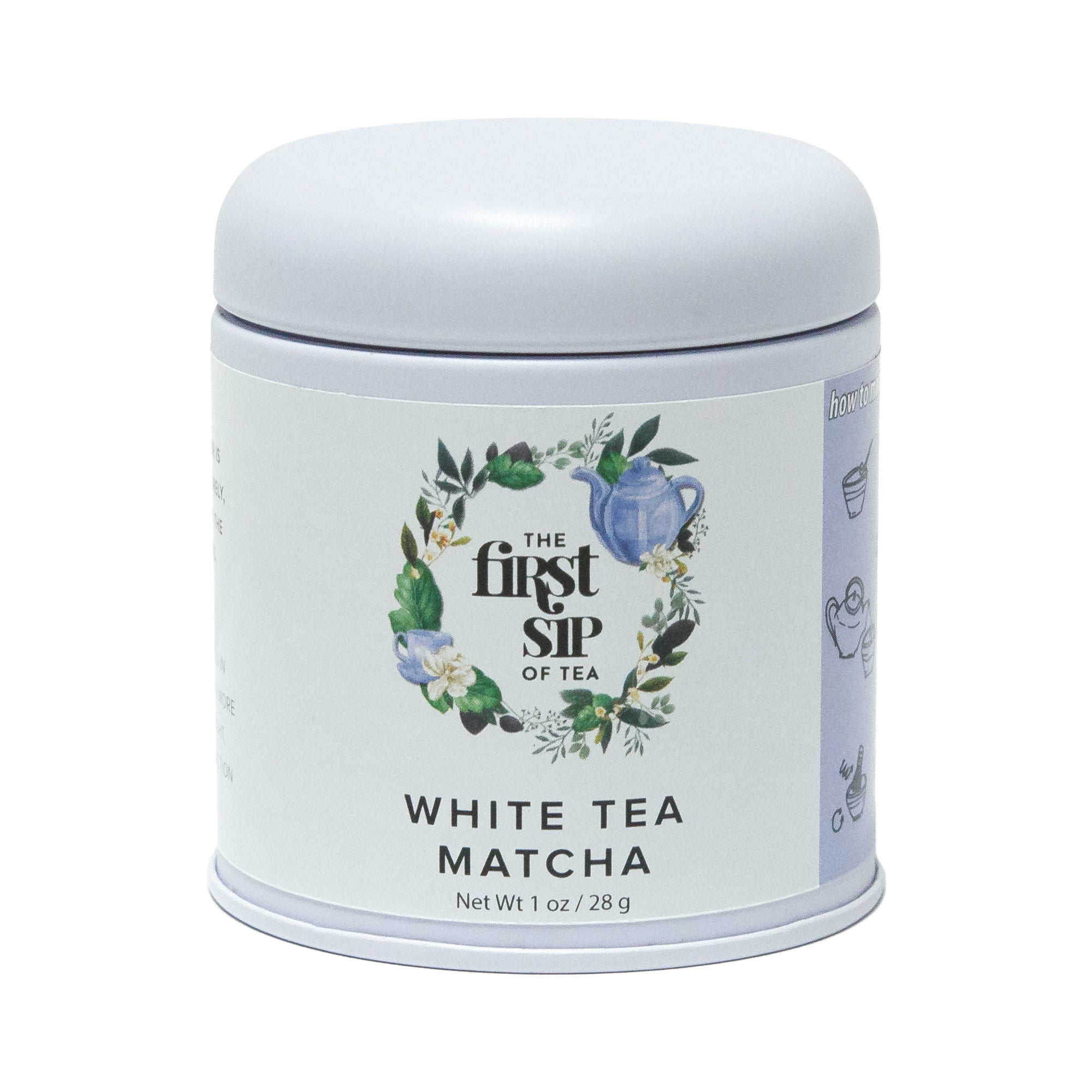 white matcha tea