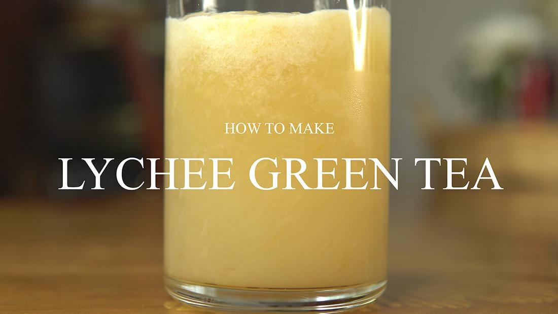 lychee green tea how to make