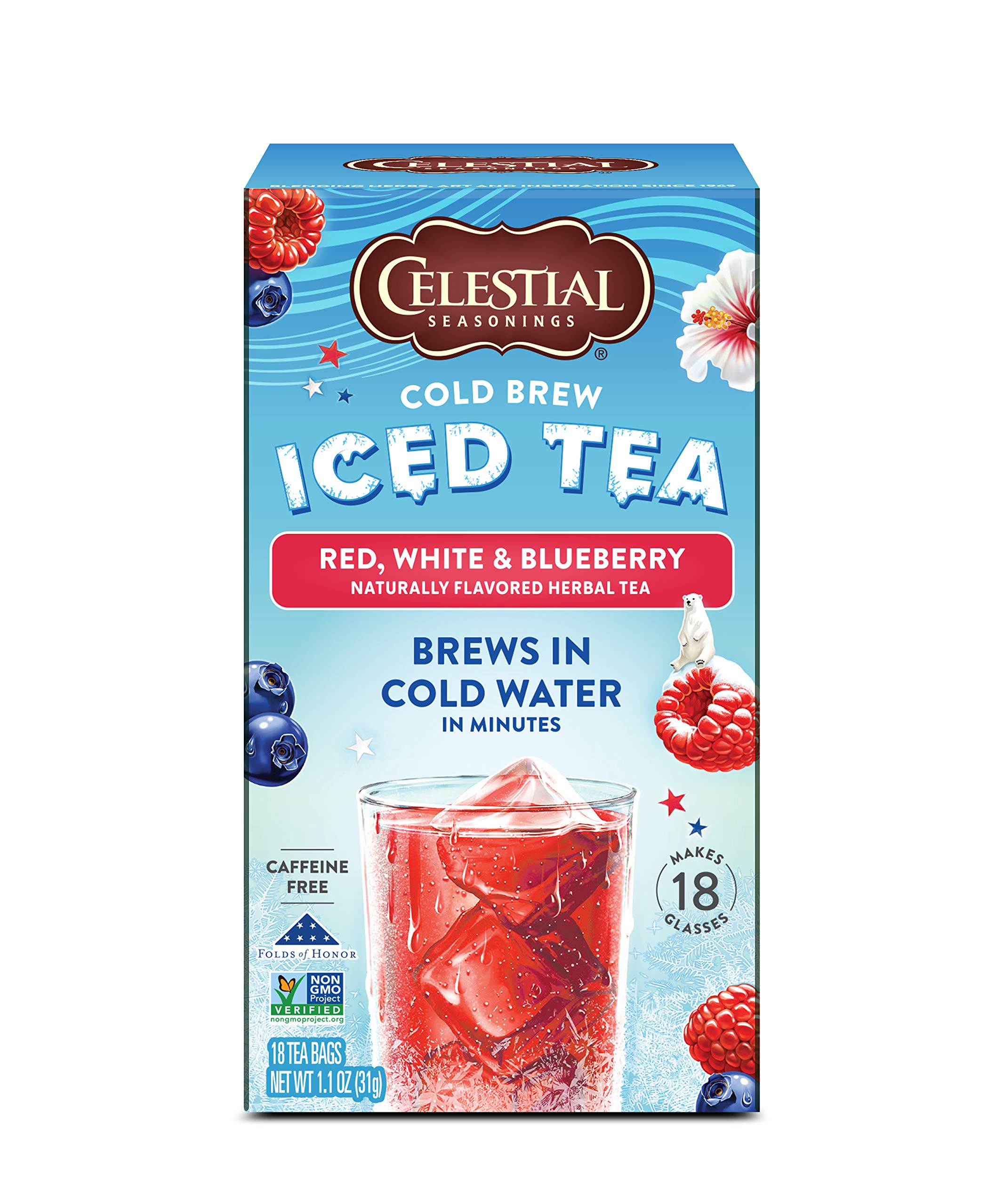 red white and blue tea