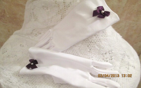 white gloves for tea party