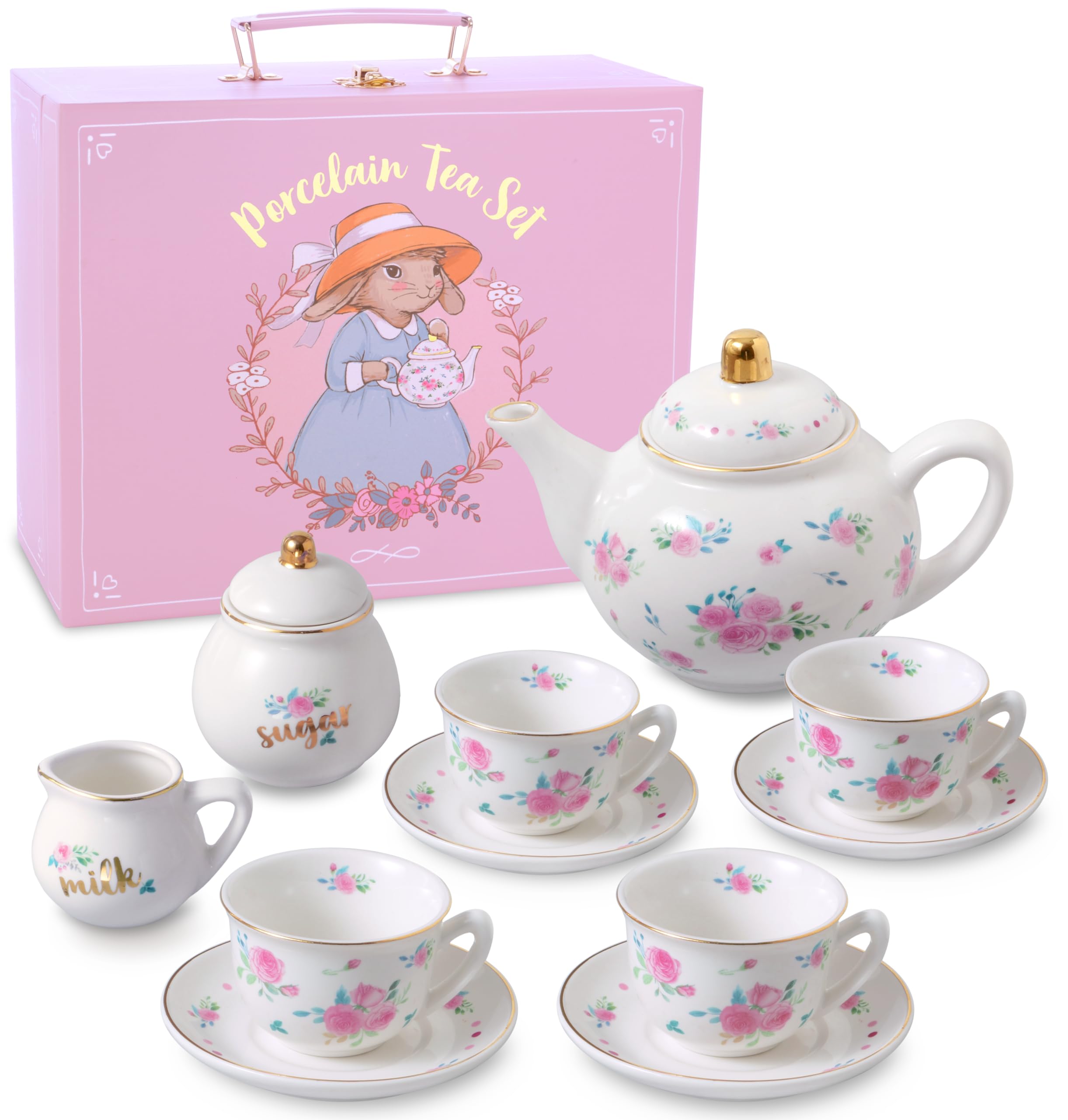 Quality Porcelain Childs Tea Set: Is it Safe? Learn Before buying. Make a Wonderful Memory.