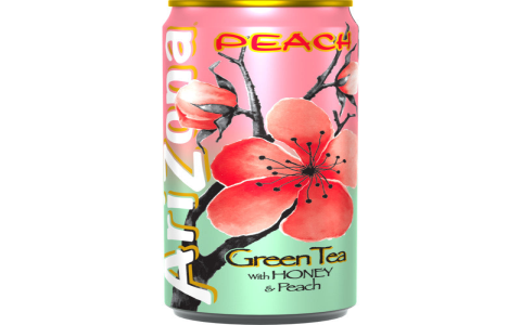 green tea peach