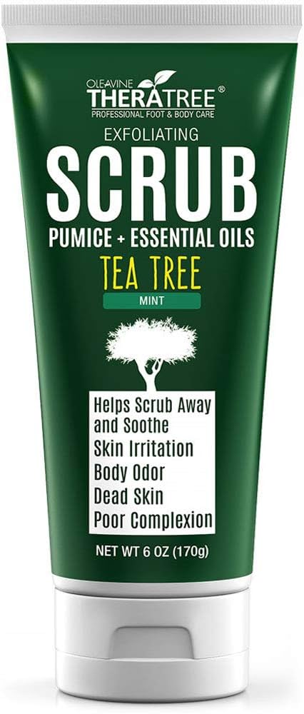 body scrub with tea tree oil