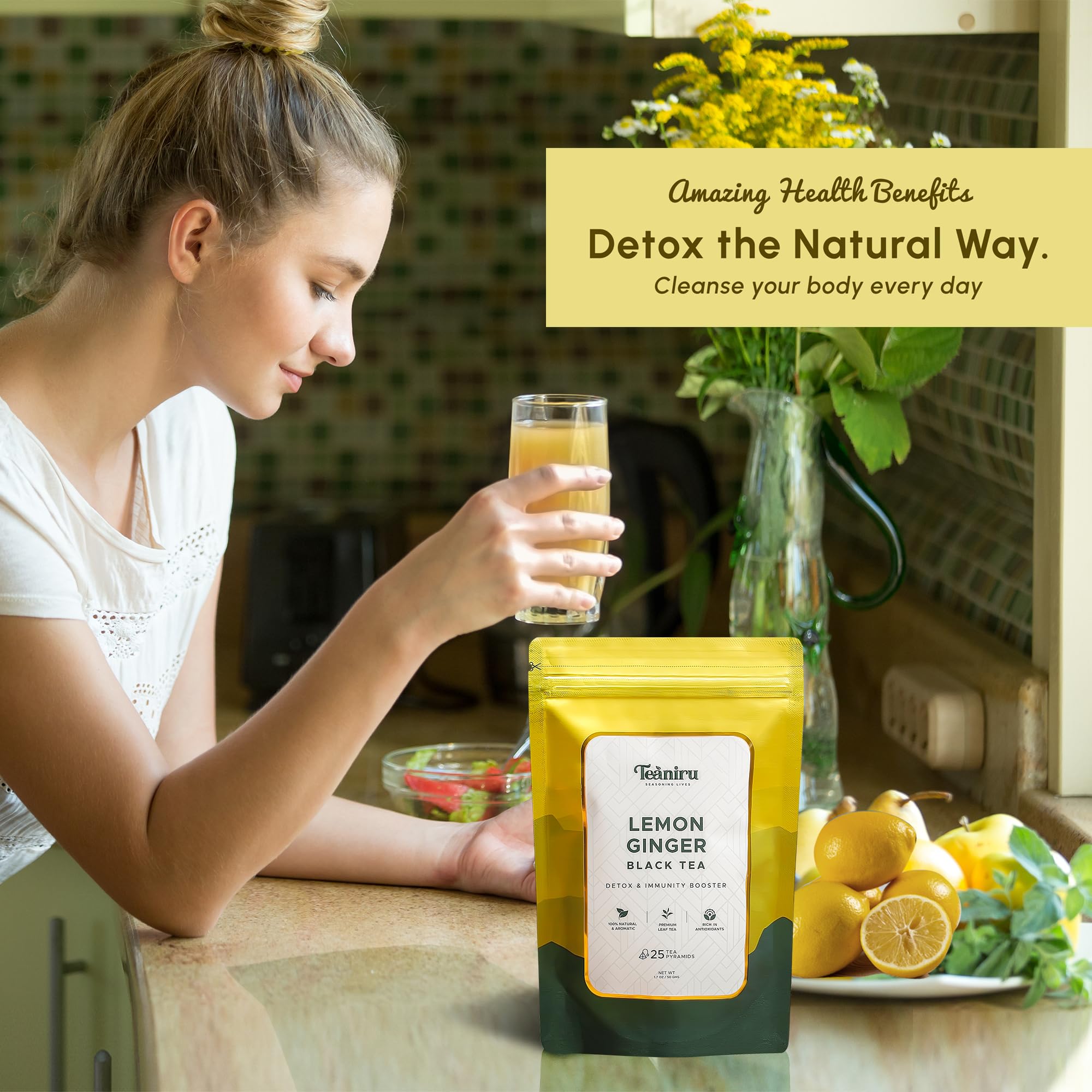 Benefits of Black Tea and Lemon Every Day-Stay Healthy