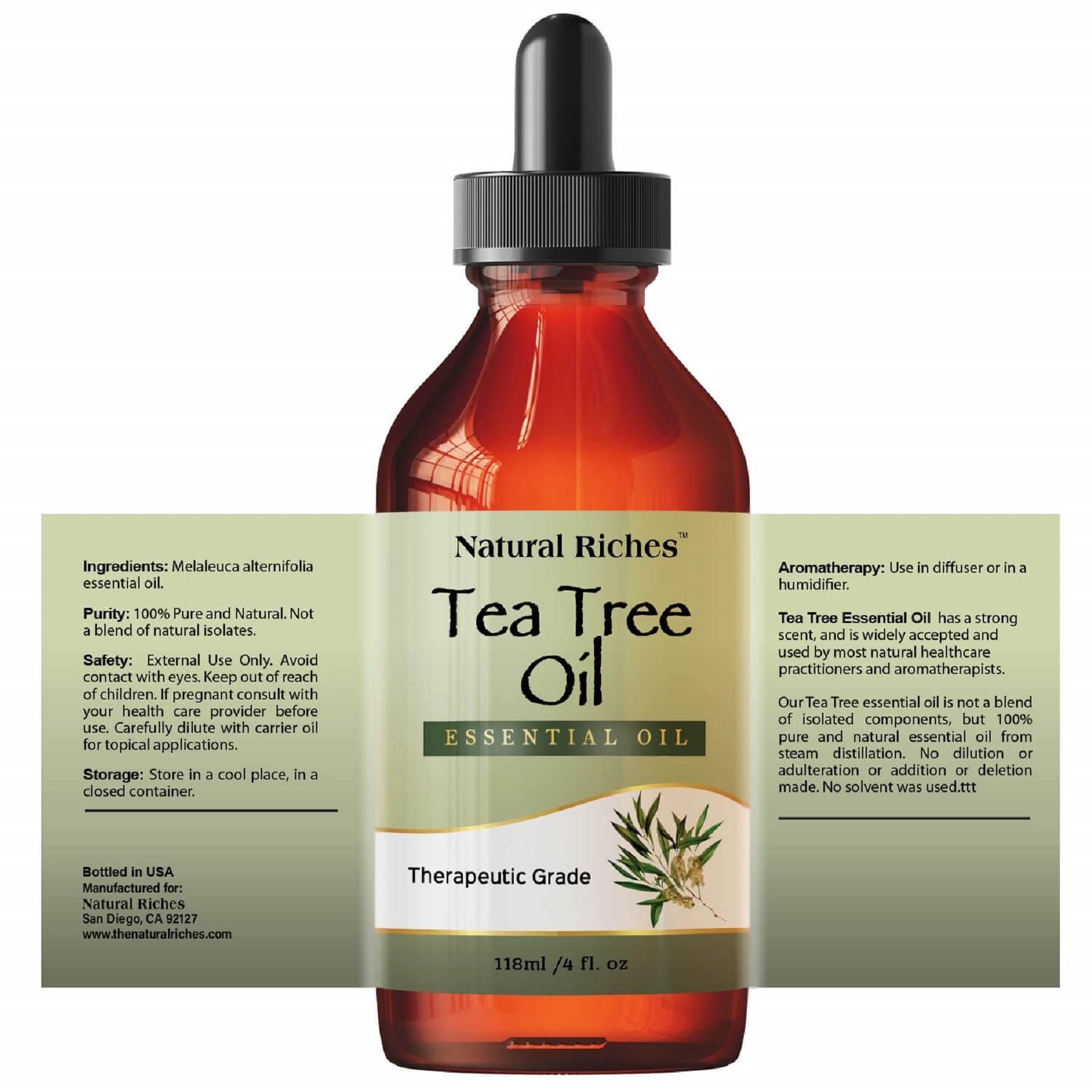 diffusing tea tree oil