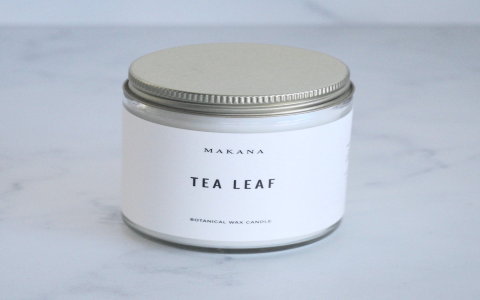 white tea sage candle