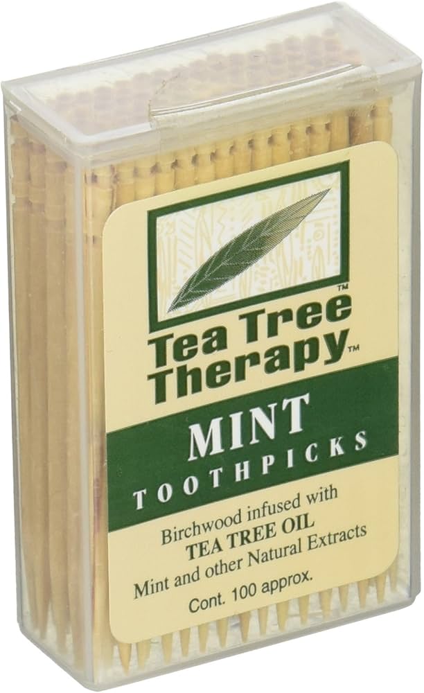 tea tree oil toothpicks