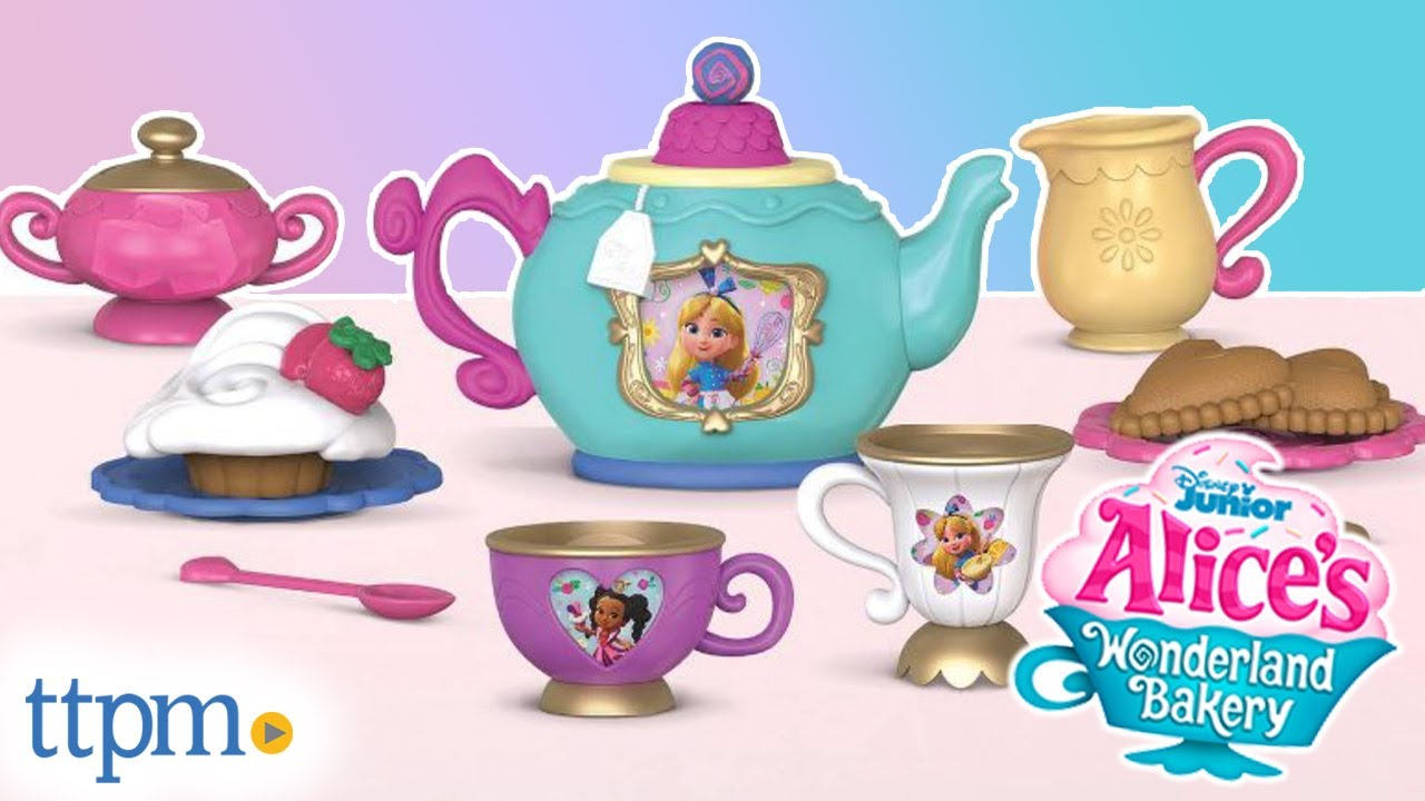 Disney Alice Wonderland Tea Set: Make Your Tea Party Magical,Unboxing