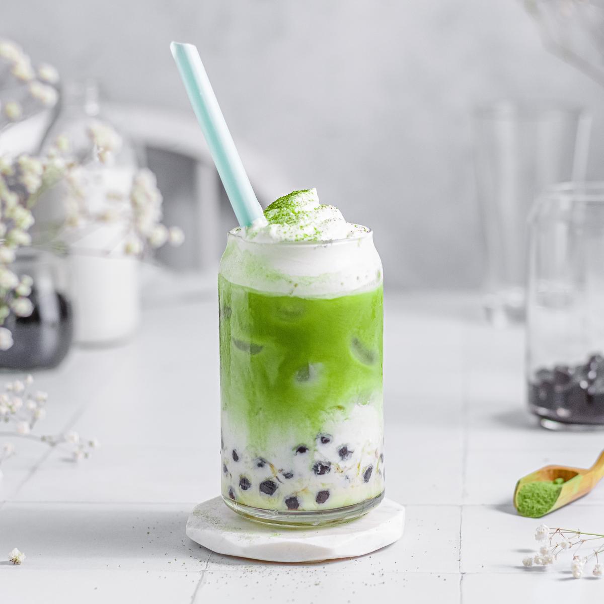 green tea in milk