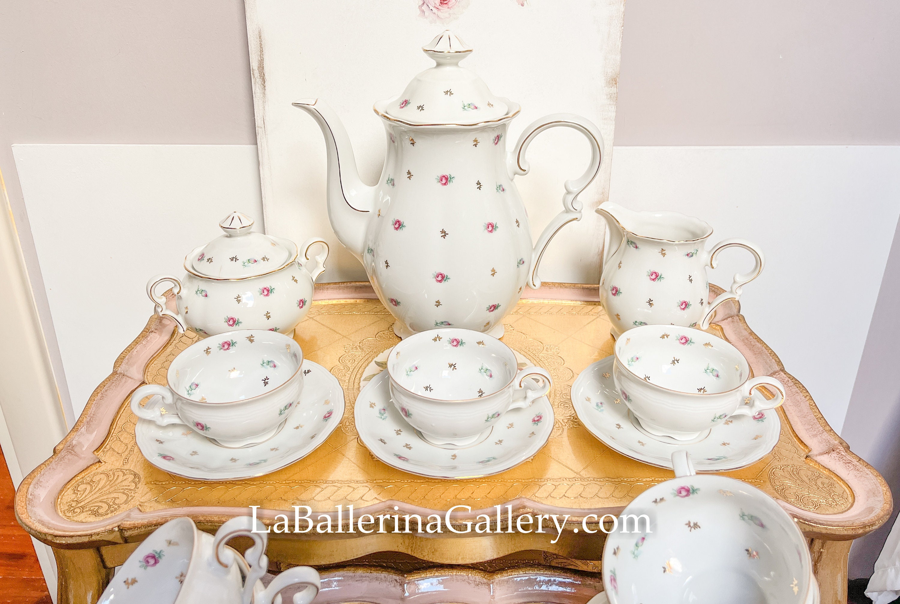 Mitterteich Bavaria Tea Set: Classic Beauty for Your Table