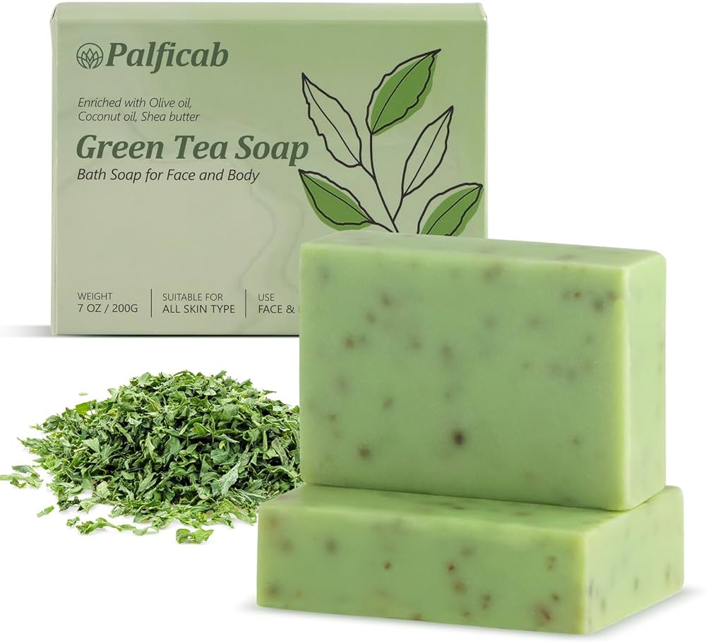 green tea soap