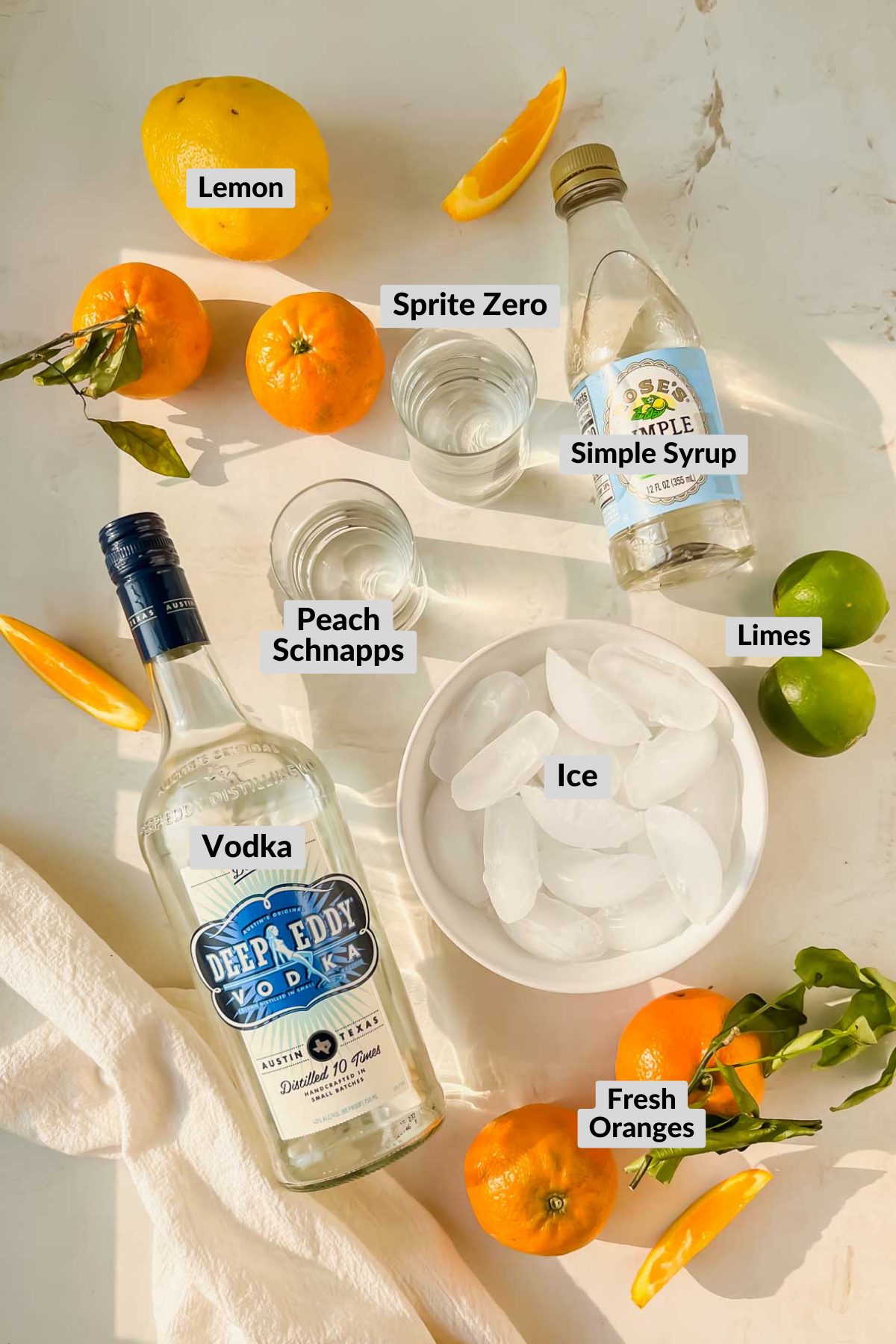 white tea shot calories
