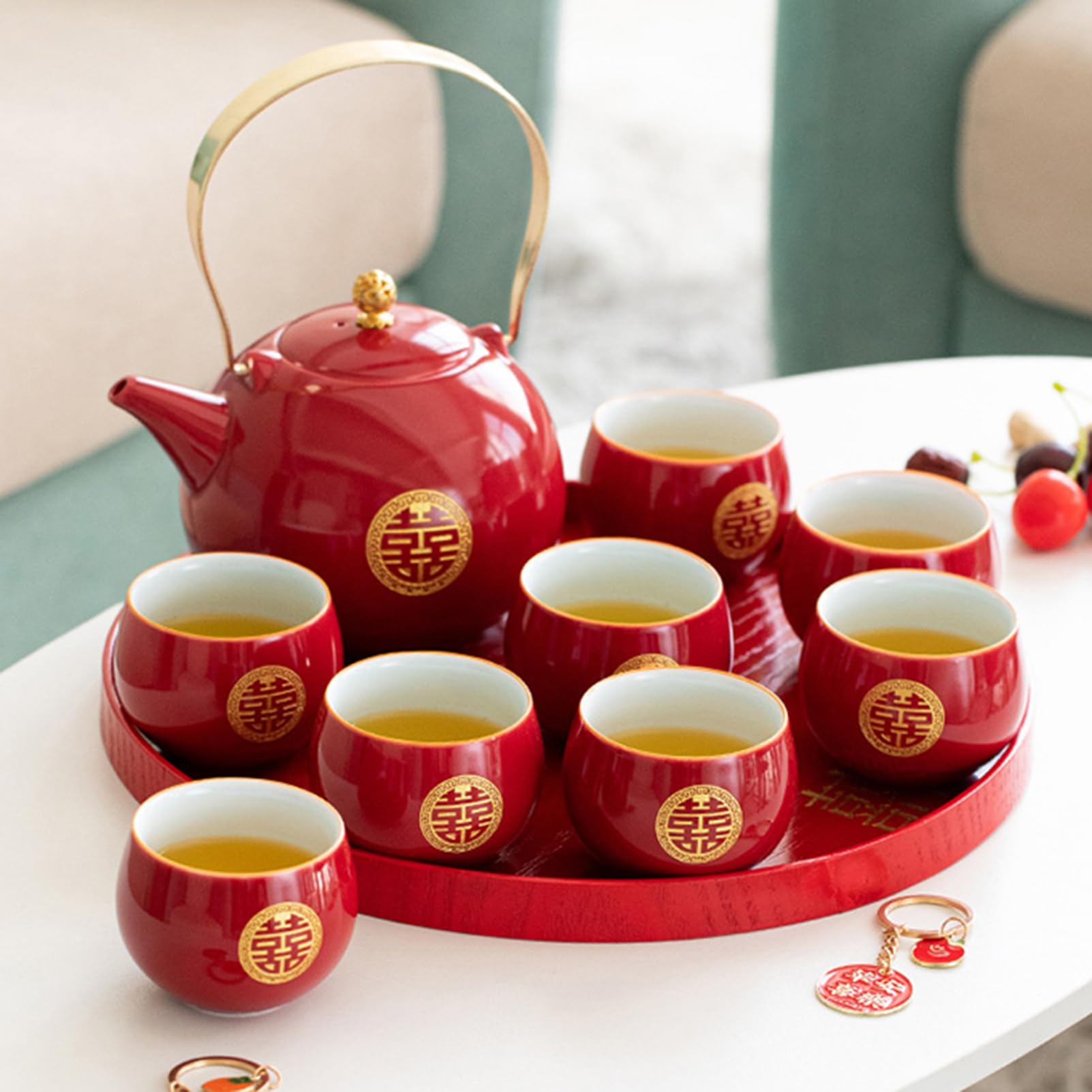 Modern Chinese Porcelain Tea Sets:Best Choose for gift!